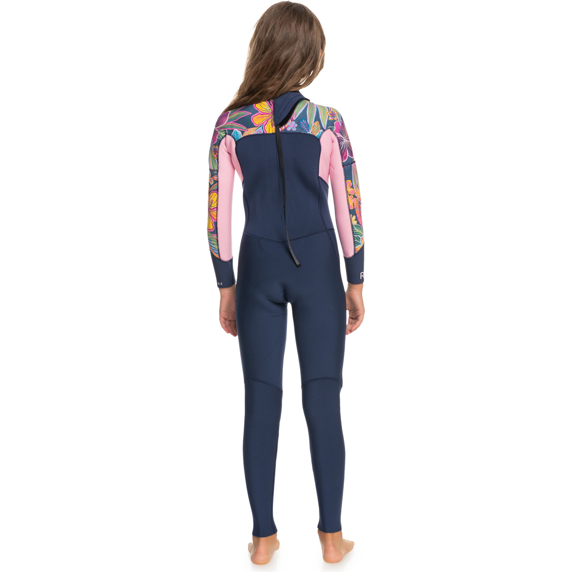 2024 Roxy Girls Swell Series 4 3mm Gbs Back Zip Wetsuit Ergw103057